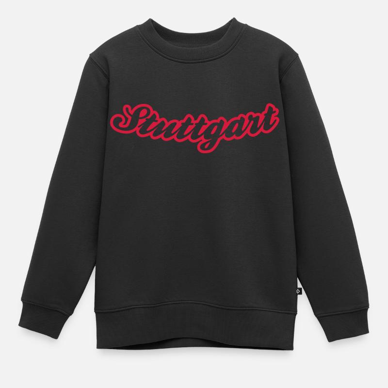 stuttgart - Kinder Premium Organic Sweatshirt - Schwarz