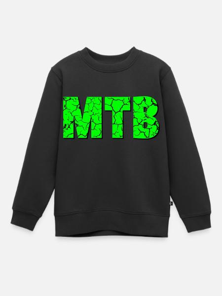 MTB - Kinder Premium Organic Sweatshirt - Schwarz