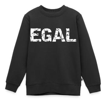EGAL - Kinder Premium Organic Sweatshirt - Schwarz - Vorne - AI Model Kid Female (0cm)