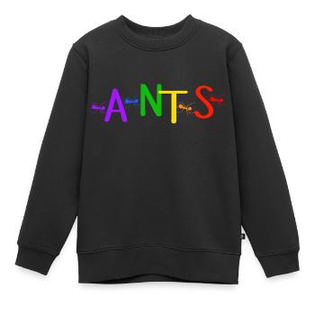 fourmi fourmis amies fourmis arc-en-ciel fourmis fourmis lgbt - Sweat Premium enfant bio - noir - Devant - AI Model Kid Female (0cm)