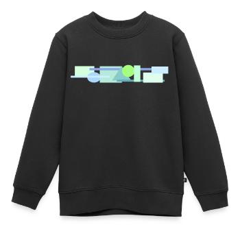 Form - Kids Premium Organic Sweatshirt - black - Front - AI Model Kid Female (0cm)