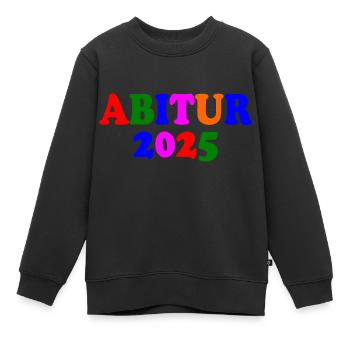 Remise des diplômes 2025 - Sweat Premium enfant bio - noir - Devant - AI Model Kid Female (0cm)