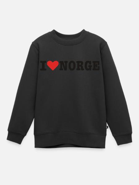 Norway - Kids Premium Organic Sweatshirt - black