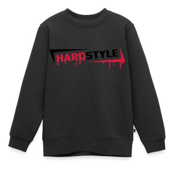 Hardstyle Graffiti - Sweat Premium enfant bio - noir - Devant - AI Model Kid Female (0cm)