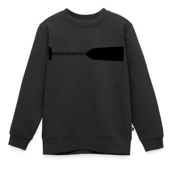 Drachenboot Paddel Drachenbootsport 1c - Kinder Premium Organic Sweatshirt - Schwarz - Vorne - AI Model Kid Female (0cm)