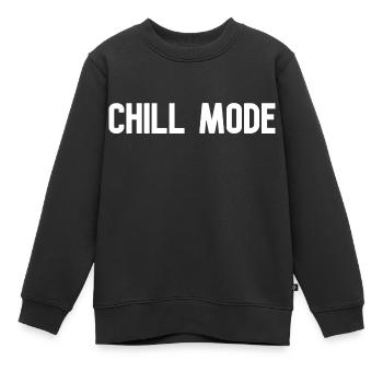 Chill-Modus - Kinder Premium Organic Sweatshirt - Schwarz - Vorne - AI Model Kid Female (0cm)
