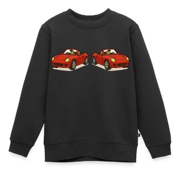 auto cabrio 2 - Kinder Premium Organic Sweatshirt - Schwarz - Vorne - AI Model Kid Female (0cm)