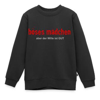 Bad girl - Kids Premium Organic Sweatshirt - black - Front - AI Model Kid Female (0cm)