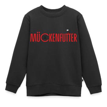 Mückenfutter II - Kinder Premium Organic Sweatshirt - Schwarz - Vorne - AI Model Kid Female (0cm)