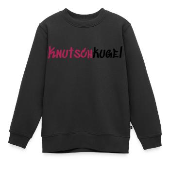 Knutschkugel - Kinder Premium Organic Sweatshirt - Schwarz - Vorne - AI Model Kid Female (0cm)