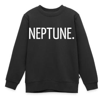 Neptun. - Kinder Premium Organic Sweatshirt - Schwarz - Vorne - AI Model Kid Female (0cm)