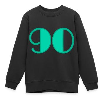 JAHRESTAG. ALLES GUTE ZUM GEBURTSTAG!. ALLES GUTE ZUM GEBURTSTAG!. - Kinder Premium Organic Sweatshirt - Schwarz - Vorne - AI Model Kid Female (0cm)