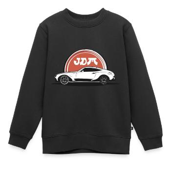 JDM Japan Motorsport Tuning Auto Drift Tuner Car - Kids Premium Organic Sweatshirt - black - Front - AI Model Kid Female (0cm)