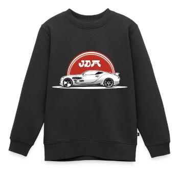 JDM Japan Motorsport Tuning Auto Drift Tuner Car - Kids Premium Organic Sweatshirt - black - Front - AI Model Kid Female (0cm)