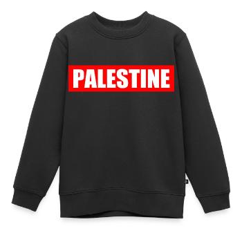 Palestina - Kinder Premium Organic Sweatshirt - Schwarz - Vorne - AI Model Kid Female (0cm)