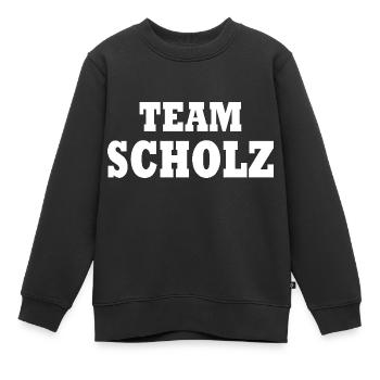 Olaf Scholz - Sweat Premium enfant bio - noir - Devant - AI Model Kid Female (0cm)