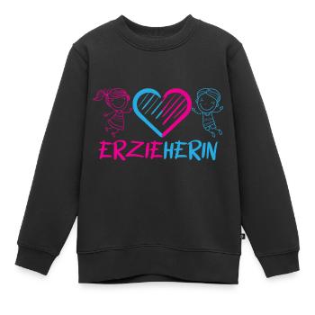 Maternelle Maternelle Profession Enseignant de maternelle - Sweat Premium enfant bio - noir - Devant - AI Model Kid Female (0cm)