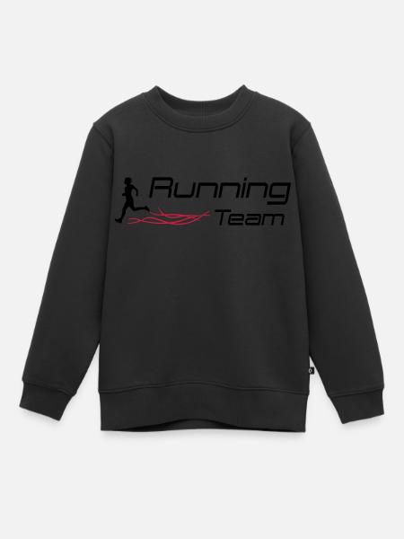 équipe de course - Sweat Premium enfant bio - noir