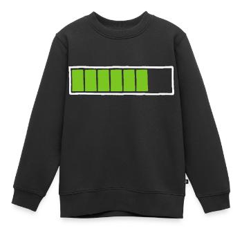 Ladebalken - Kinder Premium Organic Sweatshirt - Schwarz - Vorne - AI Model Kid Female (0cm)