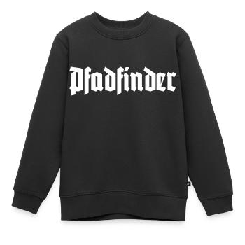Pfadfinder - Jugend Gruppe - Gemeinschaft - Natur - Kinder Premium Organic Sweatshirt - Schwarz - Vorne - AI Model Kid Female (0cm)