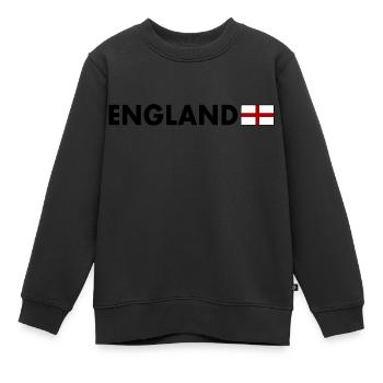angleterre - Sweat Premium enfant bio - noir - Devant - AI Model Kid Female (0cm)