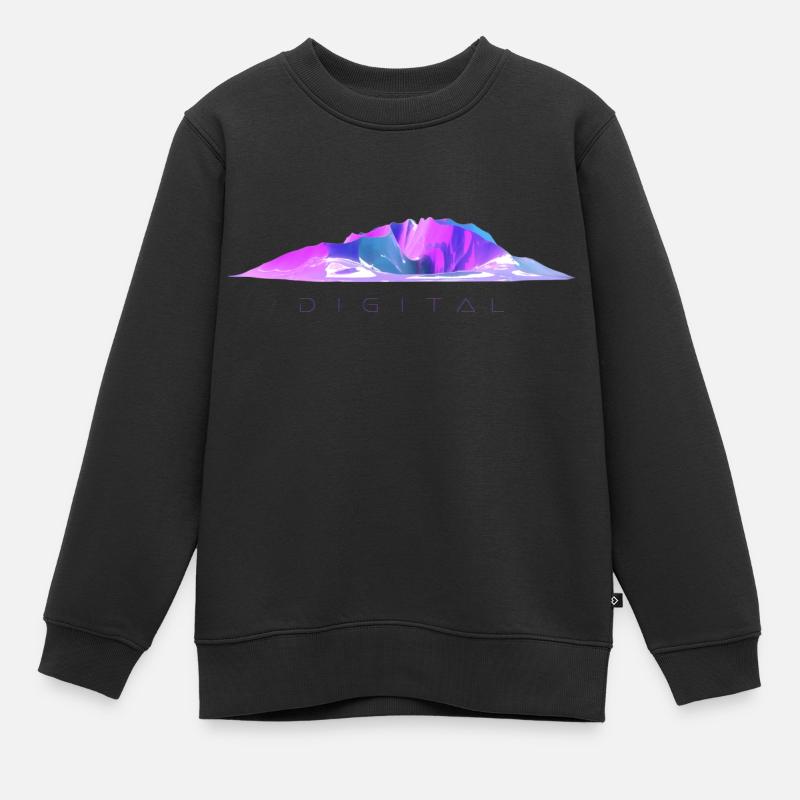Numérique - Sweat Premium enfant bio - noir