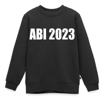 Abi 2023 - Kinder Premium Organic Sweatshirt - Schwarz - Vorne - AI Model Kid Female (0cm)