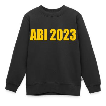 Abi 2023 - Kinder Premium Organic Sweatshirt - Schwarz - Vorne - AI Model Kid Female (0cm)