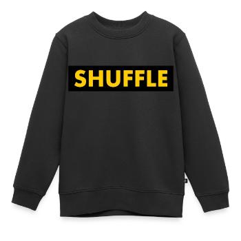 Shuffle - Kinder Premium Organic Sweatshirt - Schwarz - Vorne - AI Model Kid Female (0cm)