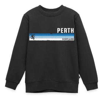 Perth, Schottland: Landschaftliche Schönheit und kultureller Charme - Kinder Premium Organic Sweatshirt - Schwarz - Vorne - AI Model Kid Female (0cm)