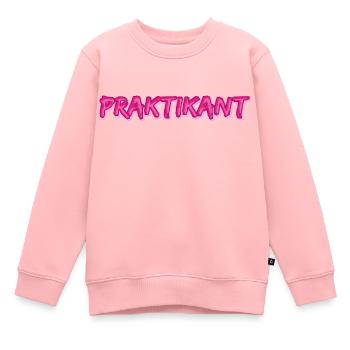 Job Intern - Kids Premium Organic Sweatshirt - rose - Front - AI Model Kid Female (0cm)