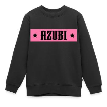 AZUBI rosa tshirt - Kinder Premium Organic Sweatshirt - Schwarz - Vorne - AI Model Kid Female (0cm)