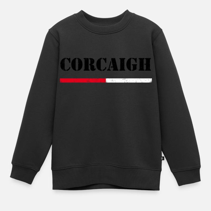 Corgaigh (Cork) - Kinder Premium Organic Sweatshirt - Schwarz
