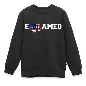 Enflammé | Élection 2024 - Sweat Premium enfant bio - noir - Devant - AI Model Kid Female (0cm)
