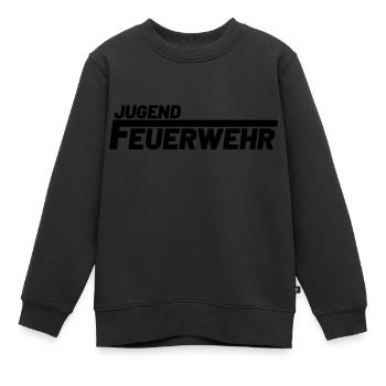 Jungedfeuerwehr Freiwillige Feuerwehr Jugend - Kinder Premium Organic Sweatshirt - Schwarz - Vorne - AI Model Kid Female (0cm)