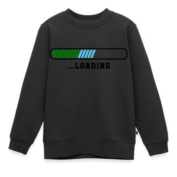 loading - Kinder Premium Organic Sweatshirt - Schwarz - Vorne - AI Model Kid Female (0cm)