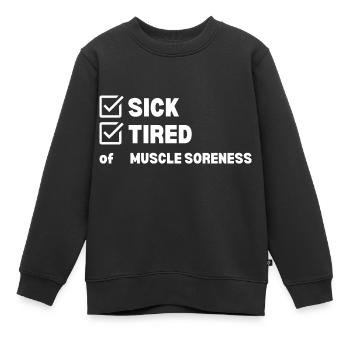 En avoir assez - Sweat Premium enfant bio - noir - Devant - AI Model Kid Female (0cm)