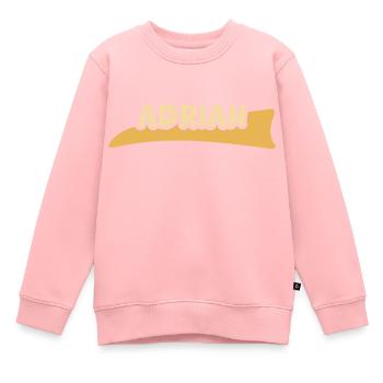 Adrian - Kids Premium Organic Sweatshirt - rose - Front - AI Model Kid Female (0cm)