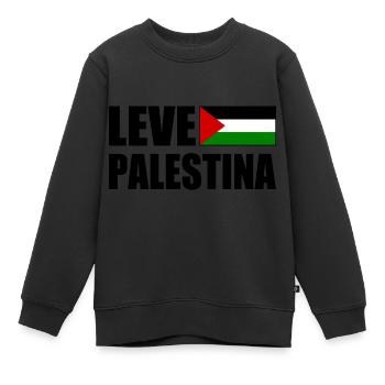 Leve palestina - Kinder Premium Organic Sweatshirt - Schwarz - Vorne - AI Model Kid Female (0cm)