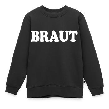 Braut - Kinder Premium Organic Sweatshirt - Schwarz - Vorne - AI Model Kid Female (0cm)