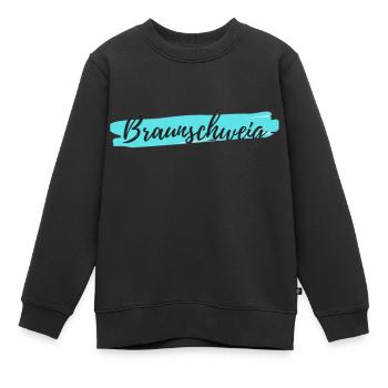 Braunschweig - Kinder Premium Organic Sweatshirt - Schwarz - Vorne - AI Model Kid Female (0cm)