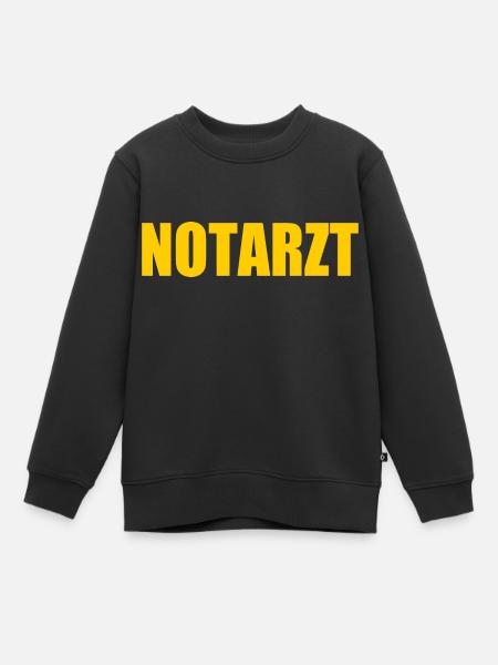 Notarzt - Kinder Premium Organic Sweatshirt - Schwarz