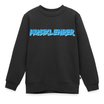 Musiklehrer als Job - Kinder Premium Organic Sweatshirt - Schwarz - Vorne - AI Model Kid Female (0cm)