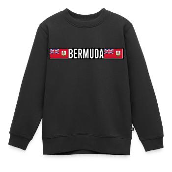 Bermuda - Kinder Premium Organic Sweatshirt - Schwarz - Vorne - AI Model Kid Female (0cm)