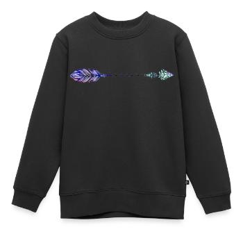 Tattoo Tattoo Tribal Tattoos Krieger Kunst - Kinder Premium Organic Sweatshirt - Schwarz - Vorne - AI Model Kid Female (0cm)