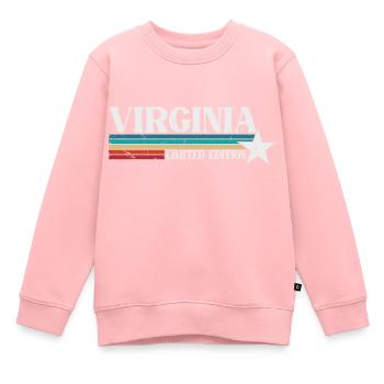 Virginie - Sweat Premium enfant bio - rose - Devant - AI Model Kid Female (0cm)