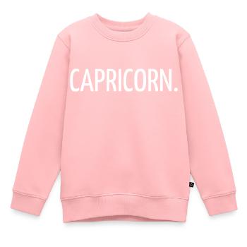 Capricorn - Sweat Premium enfant bio - rose - Devant - AI Model Kid Female (0cm)