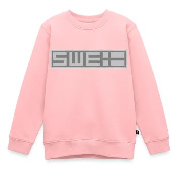 Tactique suédoise - Sweat Premium enfant bio - rose - Devant - AI Model Kid Female (0cm)