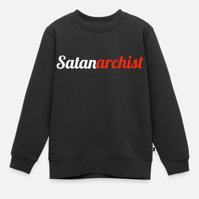 Satanarchist W/R - Kinder Premium Organic Sweatshirt - Schwarz