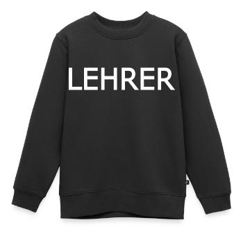 Lehrer - Kinder Premium Organic Sweatshirt - Schwarz - Vorne - AI Model Kid Female (0cm)